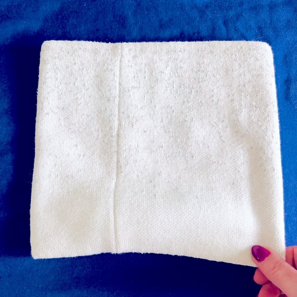 Cream Knit Scarf NECK WARMER